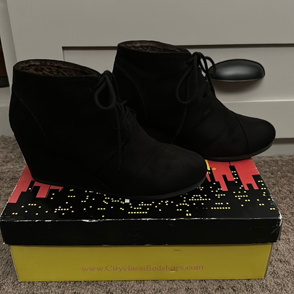 Bootie wedges